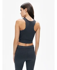 Nocturne Women's Ribbed Bell-Bottom Pants