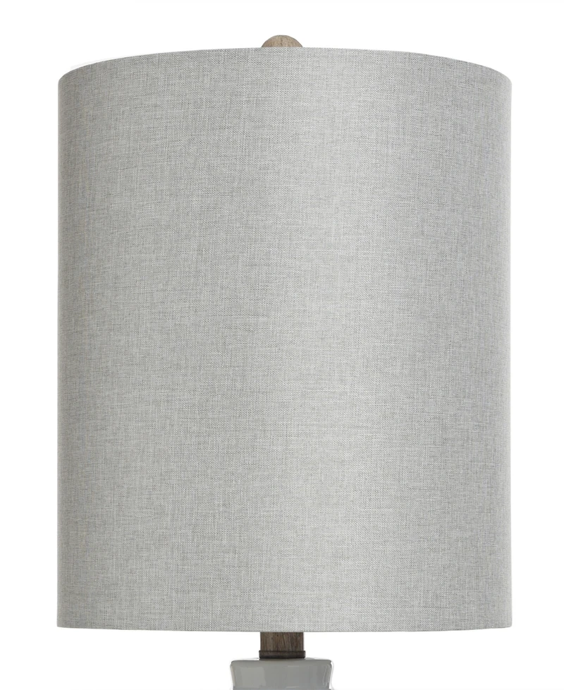 StyleCraft Home Collection 23.3" Weave Ceramic Table Lamp