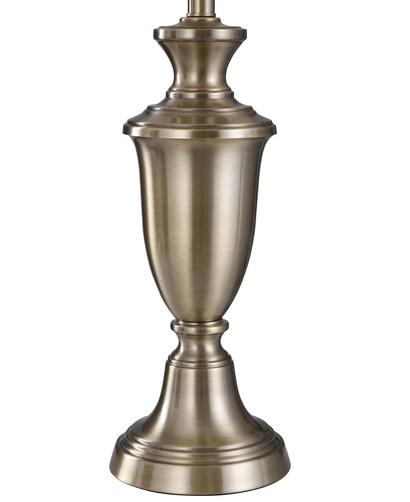 StyleCraft Home Collection 30.5" Traditional Metal Table Lamp, Set of 2