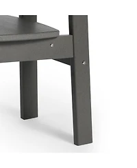 Outdoor Hdpe Kids Modern Plastic Toddler Dining Chairs (Set of Two)