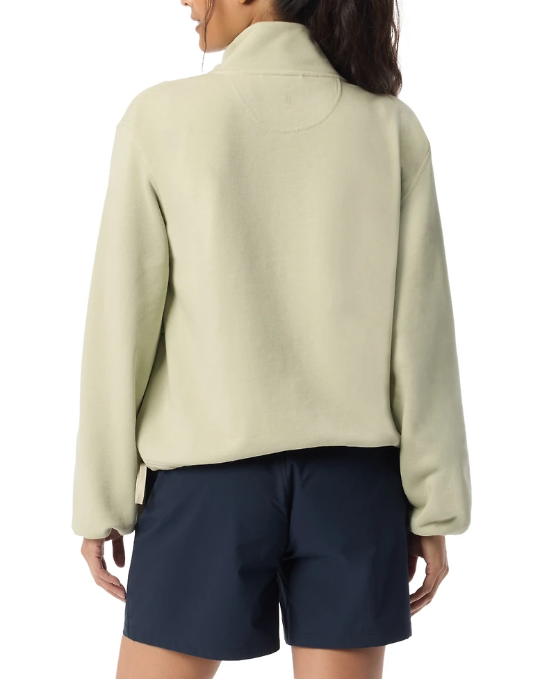 Bass Outdoor Women's Summit Popover Ribbed Collar T-Shirt