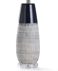 StyleCraft Home Collection 30" Berni Two Tone Ceramic Table Lamp