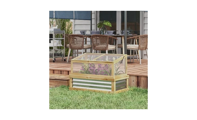 Flower Bed Greenhouse for Optimal Plant Growth Durable and Versatile Garden Shelter