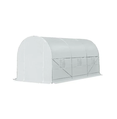 Walk-In Tunnel Greenhouse for Gardening and Plant Protection with Spacious Design