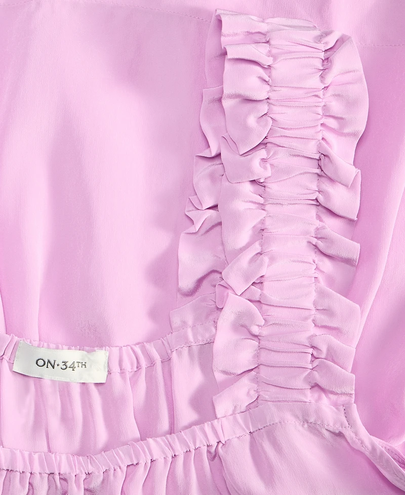 On 34th Women's Ruffle-Strap Tank, Exclusively at Macy's