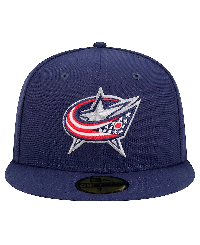 New Era Men's Navy Columbus Blue Jackets Core 59FIFTY Fitted Hat