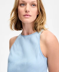 On 34th Women's Chambray Sleeveless Top, Exclusively at Macy's