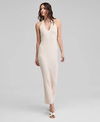 And Now This Women's Rib-Knit Halter Dress, Exclusively at Macy's