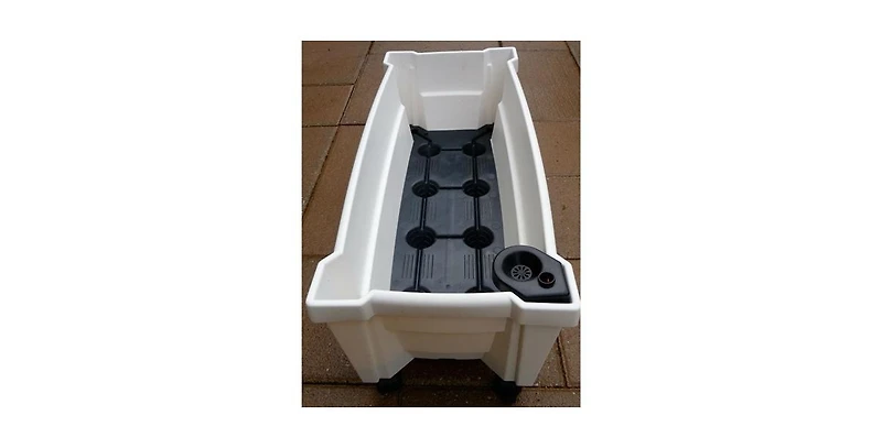 Indoor/Outdoor Polypropylene Wheeled Trellis Planter