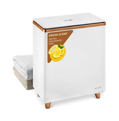 SereneLife Rectangular Towel Warmer Bucket, Large Capacity Single Touch Towel & Blanket Warmer