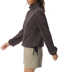 Bass Outdoor Women's Summit Popover Ribbed Collar T-Shirt