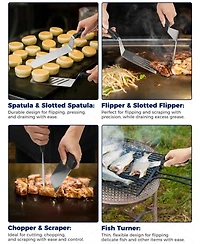 Chefspot 36 Piece Stainless Steel Griddle Accessories Kit for Blackstone and Other Griddles