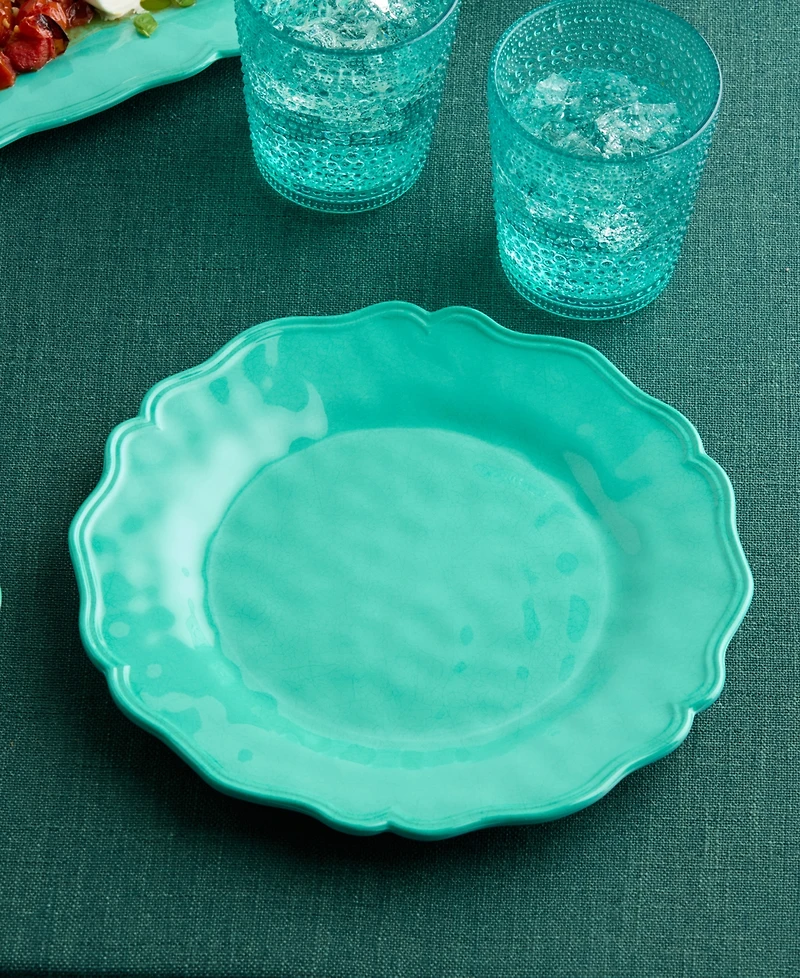 Certified International Isabella Crackle Melamine 4-Pc. Dinner Plates, Service For 4