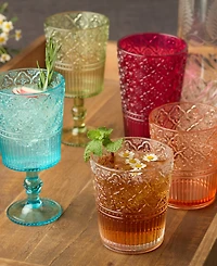 Certified International Victoria Acrylic Ice Tea Glasses