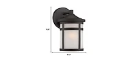 Classic Lantern-Shaped Wall Sconce for Outdoor and Indoor Lighting