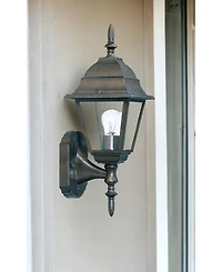 Antique Brown Swing Arm Outdoor Wall Light