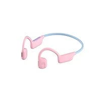 myFirst Headphones Airwaves - Truly Wireless, Bluetooth, Open-Ear headphones for Kids - Pink