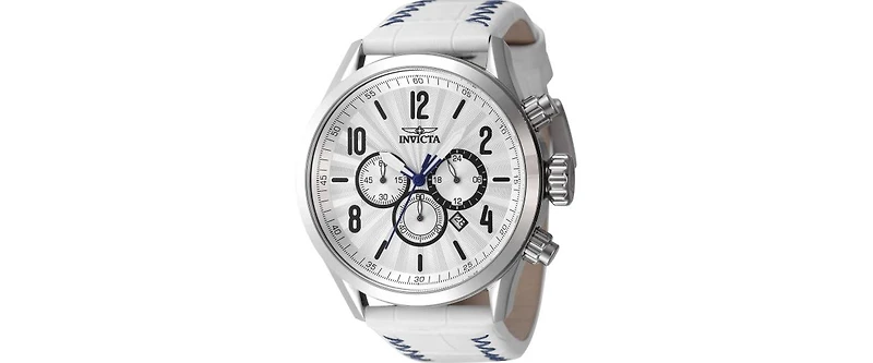 Invicta Men's 46558 Bolt Quartz Chronograph Silver Dial Watch