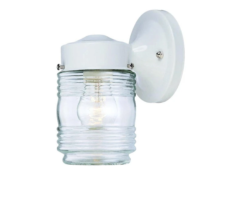 Standard Jelly Jar Outdoor Wall Light for Porch and Entryway