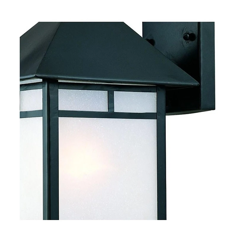 Frosted Glass Lantern Wall Light – Stylish Fixture for Garden & Yard