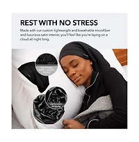 Hairbrella Satin-Lined Adjustable Sleep Cap Frizz-Free Protection