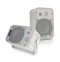 Pyle PDWR40W 5.25" Waterproof Indoor/Outdoor Wall Mount Speakers - 400W, White, Pair