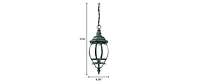 White Glass Globe Hanging Light