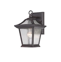 Antique Bronze Birdhouse Shape Outdoor Wall Light