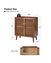 Modern Mrgadava 2 Door Accent Cabinet