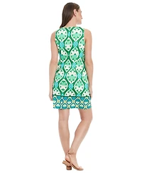 London Times Women's Printed Shift Dress