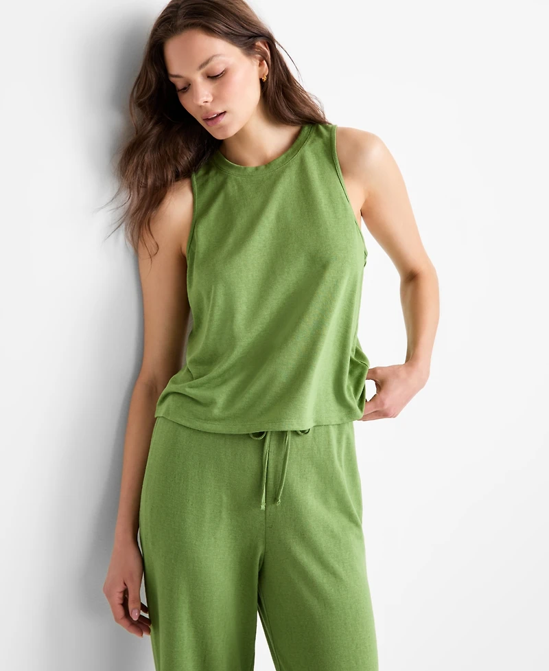 State of Day Women's Relaxed Sleep Muscle Tank Top, Exclusively at Macy's