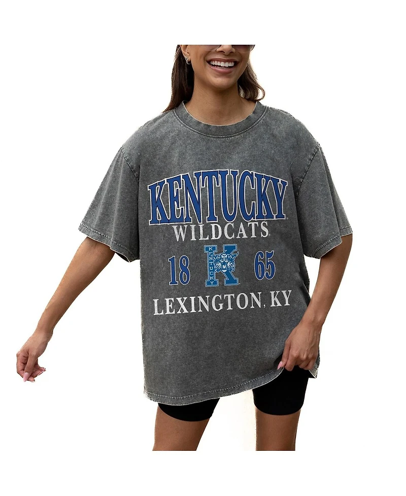 Gameday Couture Women's Grey Kentucky Wildcats Oversized Snow Wash T-Shirt