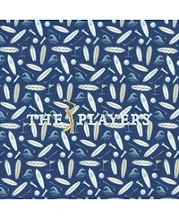 Barstool Golf Men's Navy The Players Surf N Turf Printed Polo Shirt