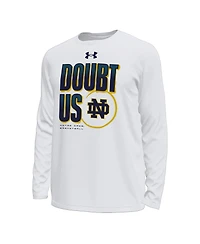 Under Armour Men's White Notre Dame Fighting Irish March Madness Unity Long Sleeve T-Shirt