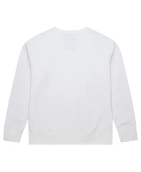 Mitchell & Ness Men's Light White New York Giants The Crest Pullover Sweatshirt