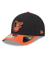 New Era Men's Black Baltimore Orioles Player Replica 9Forty Adjustable Hat