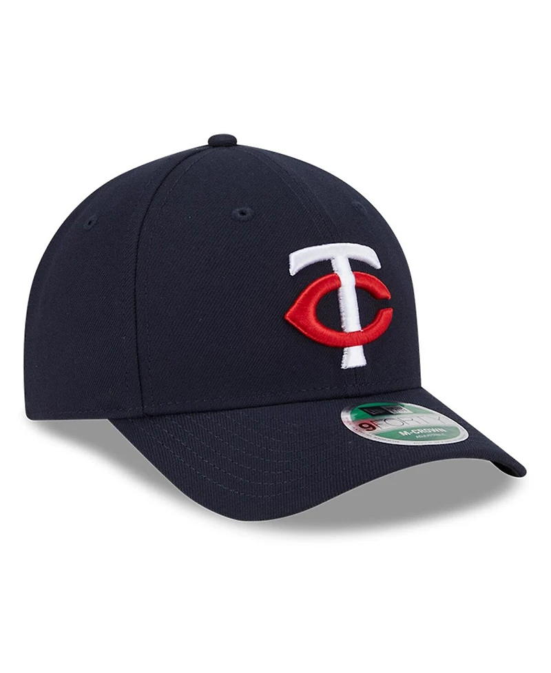 New Era Men's Navy Minnesota Twins Player Replica 9Forty Adjustable Hat