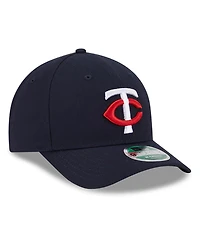 New Era Men's Navy Minnesota Twins Player Replica 9Forty Adjustable Hat