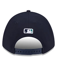 New Era Men's Navy Seattle Mariners Player Replica 9FORTY Adjustable Hat
