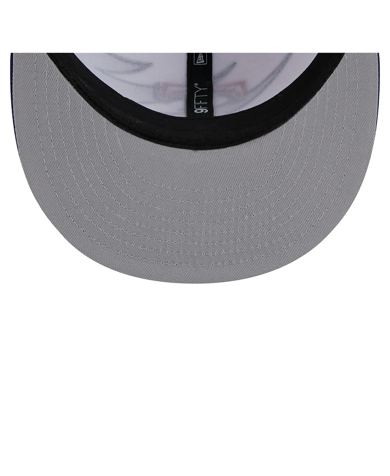 New Era Men's Royal/White Texas Rangers Jagged 9FIFTY Snapback Hat