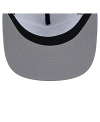 New Era Men's Gray/Blue Detroit Lions Throwback Dye Golfer Snapback Hat