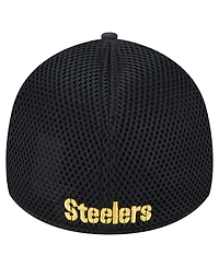New Era Men's Black Pittsburgh Steelers Active Camo 39THIRTY Flex Hat