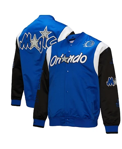 Mitchell & Ness Men's and Women's Blue Orlando Magic Vintage Team Origins Satin Full-Snap Jacket