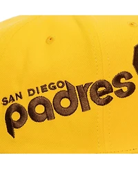 Mitchell & Ness Men's Gold San Diego Padres Big Time Coop Snapback Hat