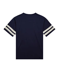 Mitchell & Ness Men's Navy Yale Bulldogs Vintage Logo Heavyweight Yoke T-Shirt