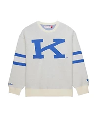Mitchell & Ness Men's Cream Kentucky Wildcats Retro Pullover Sweater