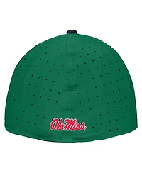 Nike Men's Green Ole Miss Rebels On-Field Baseball Performance Fitted Hat