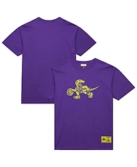 Mitchell & Ness Men's Raptors Purple Toronto Hardwood Classics Neon Nights Premium T-Shirt
