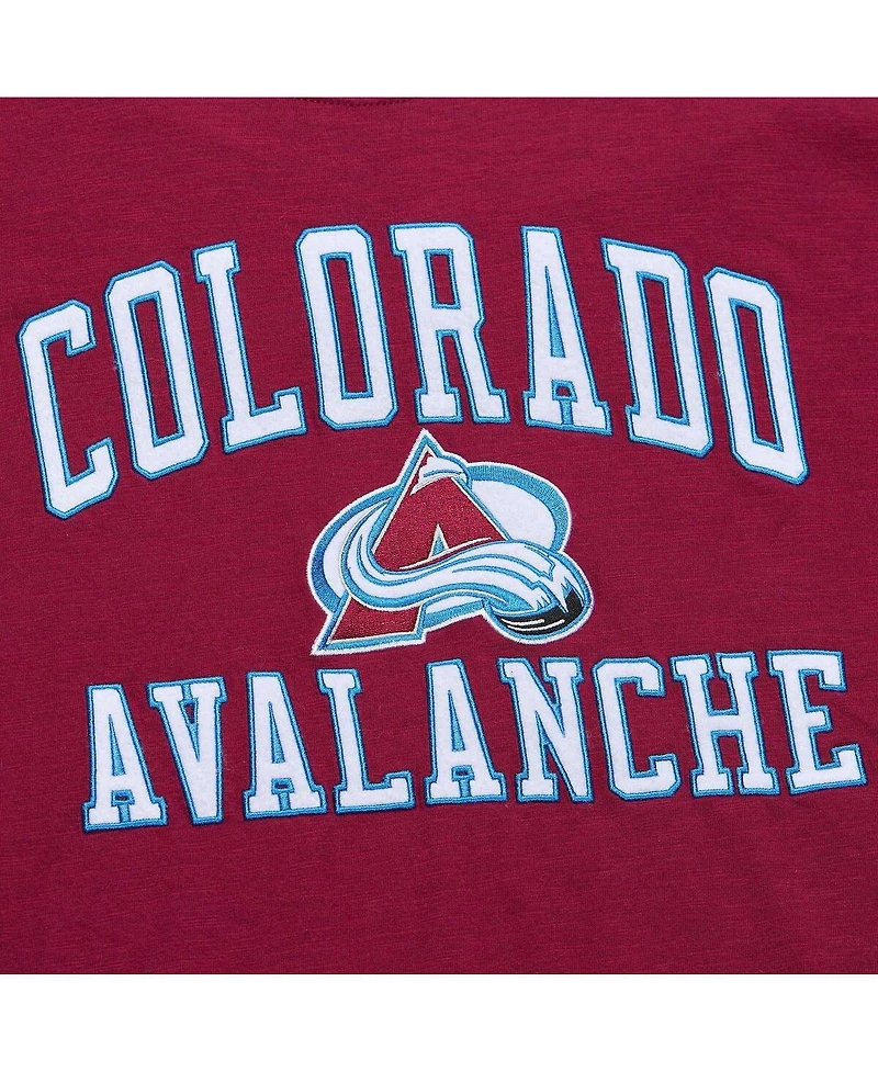 Mitchell & Ness Men's Burgundy Colorado Avalanche Legendary Slub T-Shirt