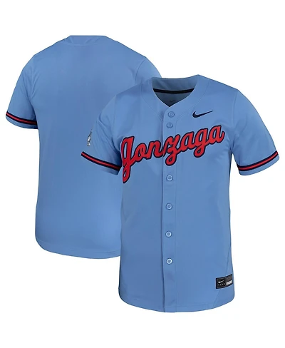 Nike Men's Light Blue Gonzaga Bulldogs Replica Baseball Jersey